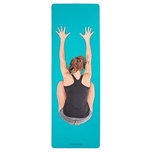 image for Retrospec Zuma Yoga Mat w/Nylon Strap for Men & Women - Non Slip Excer
