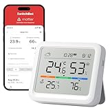 SwitchBot Wetterstation für Zuhause, Digitale Wetterstation, Hygrometer Thermometer Innen, Temperatursensor mit...