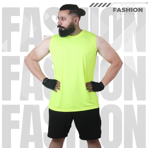 Image of Sleeveless T Shirts for Men - Gym Vest, Sando Tank Top Wear, Workout Baniyan, Stringers Inner Shirt, Bodybuilding Tshirts, Sports Tshirt Vests, Stylish Tanks Tops