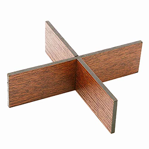 重箱グッズ 重箱用間 仕切り 4つ切り 十字型 6.5寸用 18cm 茶