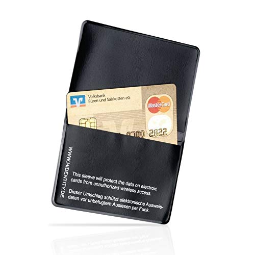 Preisvergleich Produktbild Hidentity Double - Datenschutzhülle für zwei Karten schwarz