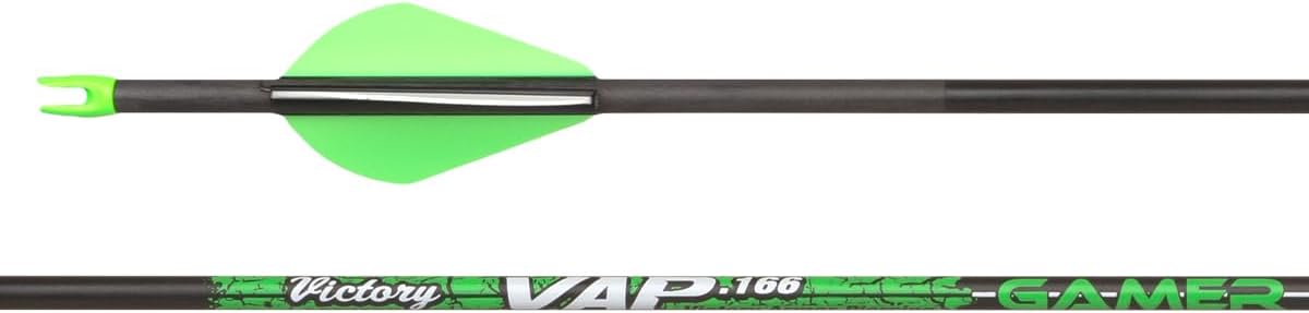 Victory Archery VAP 0.166" 200/250/300/350/400/500/600 Spine Micro Diameter Carbon Hunting Arrow Vane Fletched 6 Pack