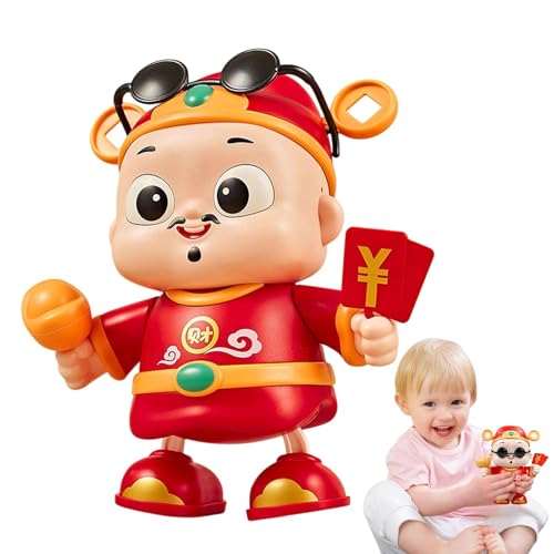 Naqqios Musical Dance Robot Toy - Juguete De Baile para Niños, Canto Y Baile De Juguetes Eléctricos | Interactivos Niños Lindo Baile Balançoire Cantando Juguetes Móviles, Robot De Baile