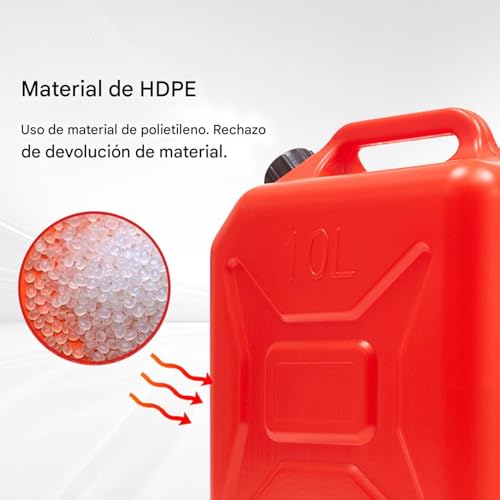 Bidón de aceite para calefacción y depósito de repostaje resistente de 5L, 10L y 20L 5