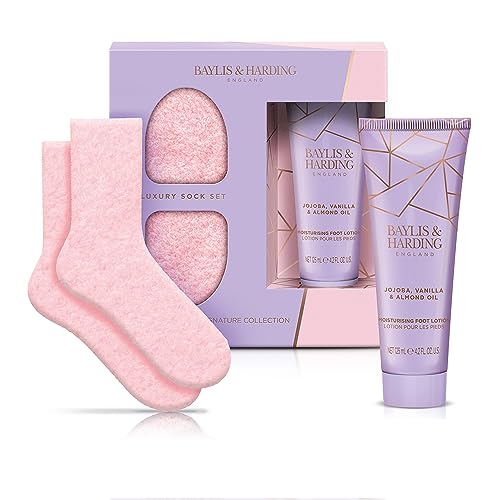 Baylis & Harding Jojoba, Vanilla & Almond Oil Luxury Foot Care Gift Set (Pack of 1) - Vegan Friendly - Image 3