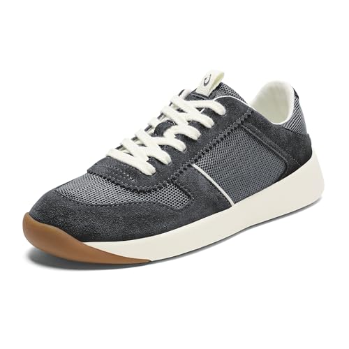 OluKai Kaulele Mesh Women's Court Sneakers, Classic Lace-Up Design & Retro-Inspired, All-Day Comfort & Support, Lava Rock/Rock, 9 - image 1