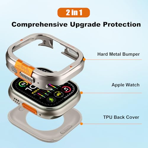Protector para Apple Watch Ultra 3 de 49mm funda parachoques para deportes extremos 2