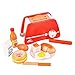 Pop-Up Toster Play Set 13 szt., zestaw do gotowania dla dzieci i dorosłych, interaktywny toster do nauczania, keczup, klakson, poached Egg Milk and Ham Sausage, zabawny i kolorowy dla dziewczynek i chłopców