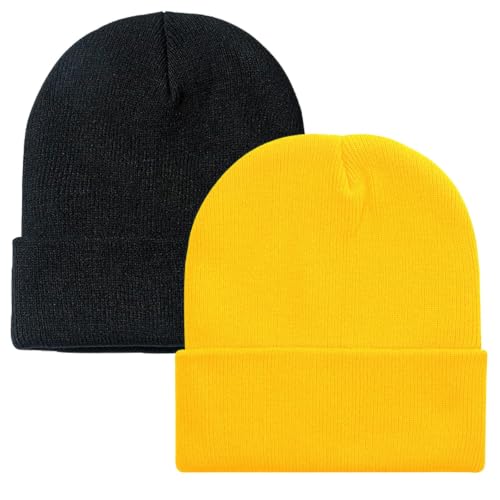 Image of ZOORON Beanie for Men Women Slouchy Winter Beanie Hats Cuffed Skull Caps