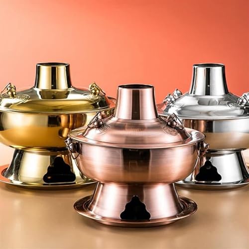 Olla para Hot Pot de Carbón Chino 32 cm Acero Inoxidable miniatura 4