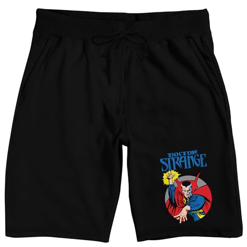 Marvel Universe Publishing Art Archive Doctor Strange Men's Black Sleep Pajama Shorts
