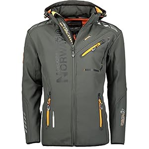 Geographical Norway Softshell Outdoor Rainman Turbo-Dry-jas met kap