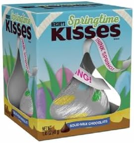 Amazon.com: Hershey-KISSES Springtime Solid Milk Chocolate Treat ...