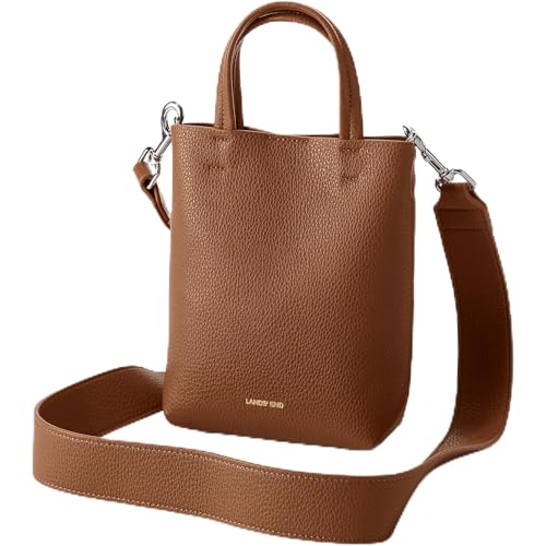 Lands' End Women's Faux Leather Crossbody Bag