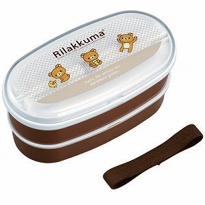 Amazon｜リラックマ ランチボックス二段 (仕切付) PW-7D｜弁当箱