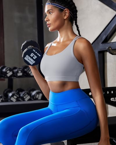 Image of RUNNING GIRL Sports Bras for Women,Padded Sports Bra Tank Top Sexy Crisscross Back High Impact Longline Workout Yoga Bra