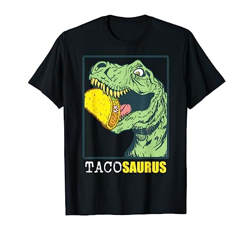 Tacosaurus Taco Dinosaurio Pegatina Estilo Niños Hombres Mujeres Camiseta