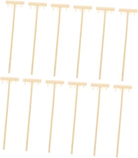 IMIKEYA 12pcs Sand Rake Miniature Tools Miniture Decoration Outdoor Decor Sand Raking Meditation Goose Figure Toys Mini Zen Garden Rake Mini Garden Rake Gardening Rake Sand Table Mini Rake