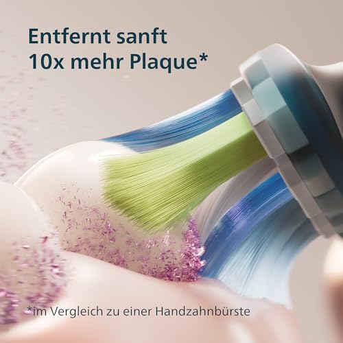 Philips Sonicare DiamondClean 9000 elektrische Zahnbürste, Doppelpack, Schallzahnbürste inklusive...