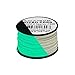 Atwood Rope Micro Cord Paracord 1.18mm (3/64") X 125ft Spool USA Made, Glow in the Dark White