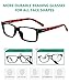Eyekepper Vintage Reading Glasses for Men - 5 Pack Spring Hinges Classic Readers - Black Frame with Tortoie Arms +2.00