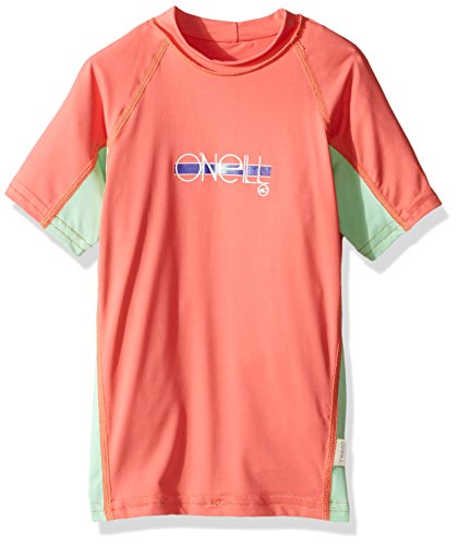 Image of O'Neill Girls Premium Skins Upf 50+ Short Sleeve Rash Guard