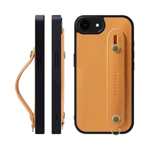 HANATORA for iPhone 17e 16e �P�[�X �{�v �ϏՌ� �w�ʃx���g �X�g���b�v�����O �X�}�z�P�[�X �X�}�z �X�^���h�@�\ �R�[�h�z���_�[ �K���X�t�B���� �t�� �I�C���h���U�[ �M�t�g �i�`������ GH-16e-Natural-m