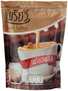 Preaw Coffee Preawplus Formula Instant Coffee Powder 10pcs - 17.64 Ounce