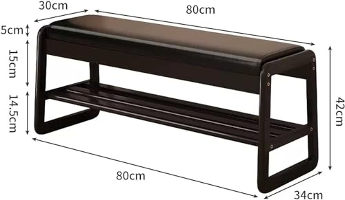 Meuble étagère à chaussures en bois compact pour libérer les entrées étroites