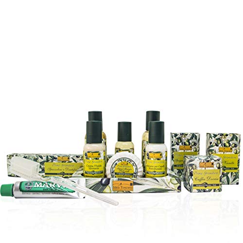 Kit cortesía lujo 25 piezas - Línea cortesía para hoteles b&b AMENITIES - Idea Toscana Cover