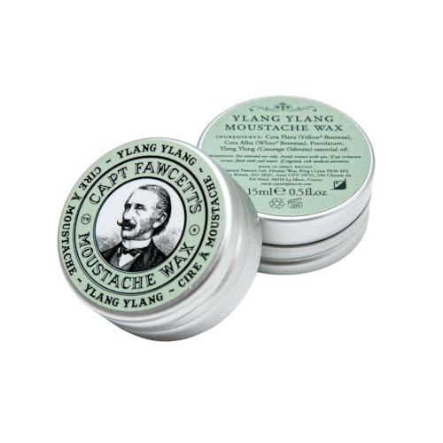 Captain Fawcett Moustache Wax Ylang 15ml, 1er Pack (1 x 15 ml)