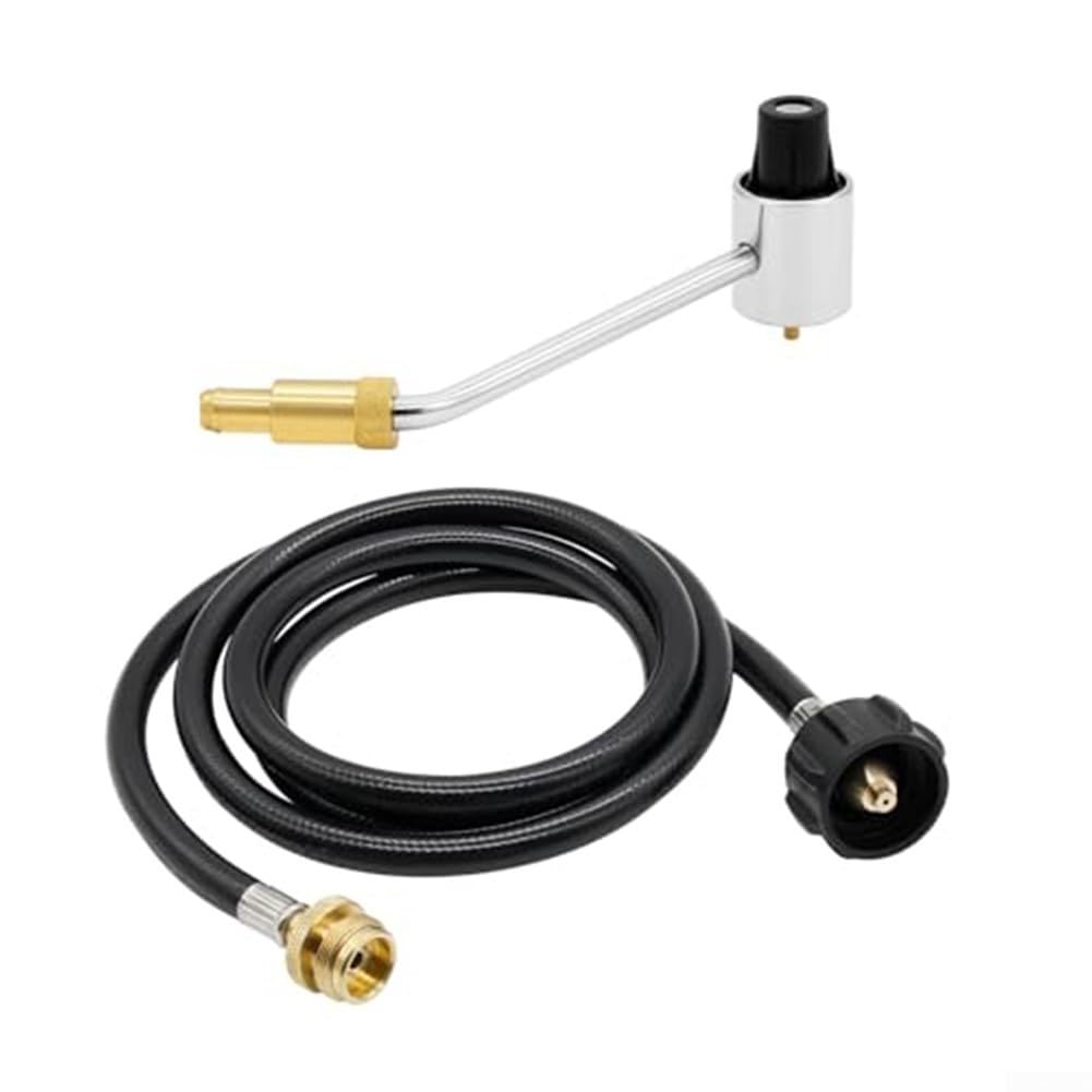 Regulator kuchenki kempingowej 5430 z adapterem węża propanowego 1,8 m, regulator ciśnienia gazu do pieca Coleman, przenośne akcesoria do grilla, sprzęt do gotowania na świeżym powietrzu