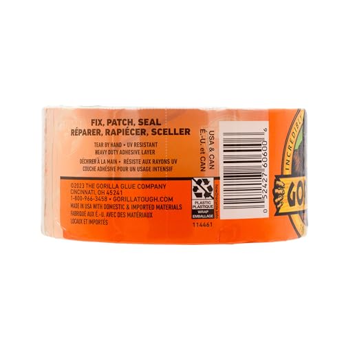 Gorilla 6060002 Crystal Clear Repair Duct Tape thumb #6