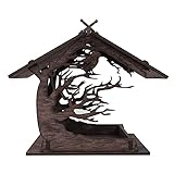 Crow Feeders for Outside Wooden Villa Garden Feeder Pet DIY...