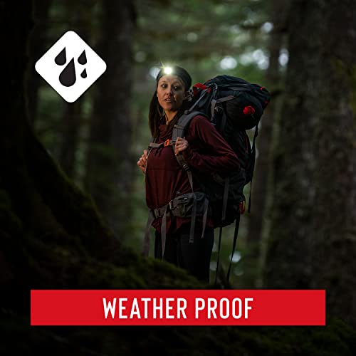 Coast Fl1R 435 Lumen Dual Color (White/Red) Rechargeable Led Headlamp, Recharging Accessories Included #TOP5