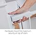 Safety 1st Ready To Install Everywhere Baby Gate, Multi-use Baby Gate with Door for Doorways, Hallways and Stairs, White