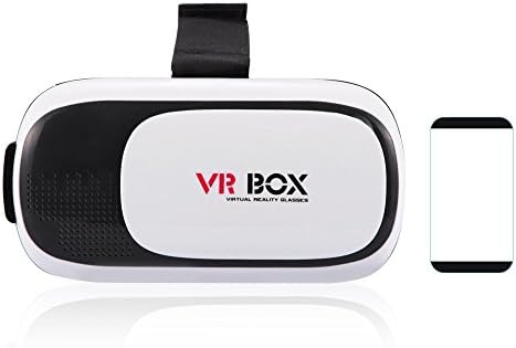 lOFS VR 3D Glasses HD 8-Layers Nano Headsets with Blue Light UV Filter Internal Protector for Cellphone, Onyx