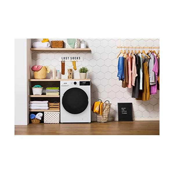 Gorenje WDAM 854 AP Waschtrockner mit Dampffunktion / 8 kg / 1400 U / 15 Programme/Aqua Stop/Inverter PowerDrive Motor/Kindersicherung/QuickDry/weiß – Bild 8