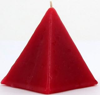 Red 3 Inch Pyramid Ritual Candle - Love, Strengthen Bonds - Piramida Roja para el amor