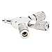 Air Hose Splitter, 3 Way Air Splitter 1/4 Inch Compressor Manifold NPT Male Thread 3 Way Manifold Aluminum Alloy Pneumatic Fitting for Industrial