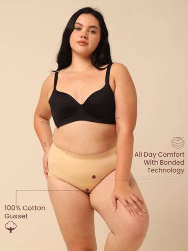 Image of Krvvy All-Day Control Tummy Tucker Shaper for Women | Seamless High-Waist Shapewear with Targeted Belly Fat Compression | Super Stretch Fabric | Lightweight,Odourless & Comfort for Upto 12 Hrs