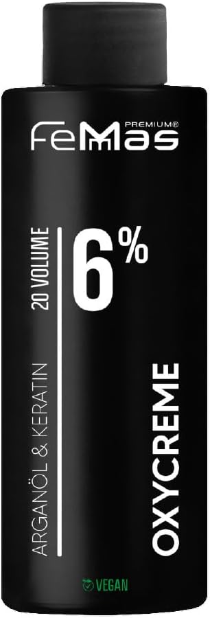 Oxycrème in 6% 100 ml, oxidatiemiddel voor het verven en verven van haar, eenvoudig gebruik en optimale grip, ontwikkelaar voor gelijkmatige resultaten in salonkwaliteit, Hair Color Developer