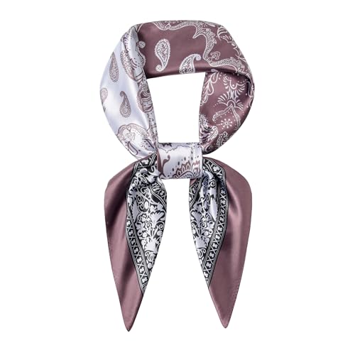 Image of 35 inch Men's Silk Cowboy Scarf - Oversized Western Bandana Neckwear, Large Square Scarf with Gift Packaging