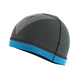 Dainese Dry Cap, Cagoule Sans Coutures Moto, Noir/Bleu, N