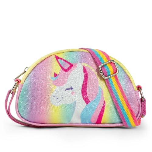 Toddler Girl Purse Birthday Gifts for 3 4 5 6 7 8 Year Old Girls Kids: Unicorn Crossbody Bag Wallet for Travel Essentials