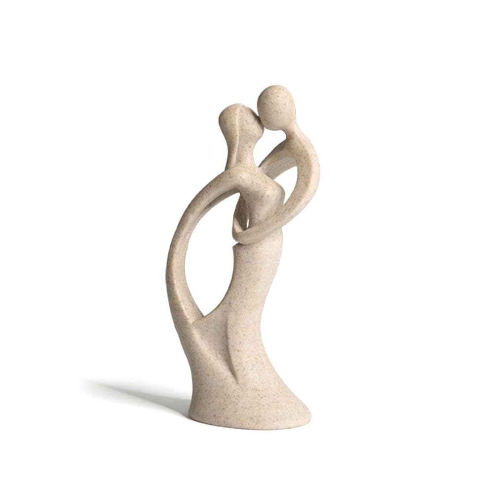CTRLZS Home Decor Aesthetic(Lover Statue)-Elevate Your Home Decor with Sculptures Decor, the Perfect Addition for Bedrooms,A