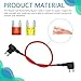 HQRNYP Car TIPM Bypass Cable, Fuel Pump Relay Kit, Vehicle Fuel Pump Relay Wiring Set with 5PCS Fuze Clip, Auto Accessories Fuse Holder Fuse Adapter for Dodge Jeep Chrysler, Replace OEM# CBWPR091AA