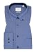 Produktbild ETERNA Herren Langarm-Hemd | Comfort Fit | Blau kariert | Bügelfrei, Knitterfrei | 100% Baumwolle | Button-Down-Kragen Gr. 45