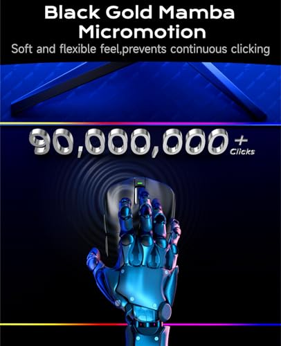 Image of VGN Dragonfly F1 Pro Max Wireless Gaming Mouse, 130h Playtime Long Endurance, 55g Lightweight, PAW3395 26K DPI Flagship Sensor, 4000Hz Polling Rate Supported, Low Latency Esports Peripherals, Black