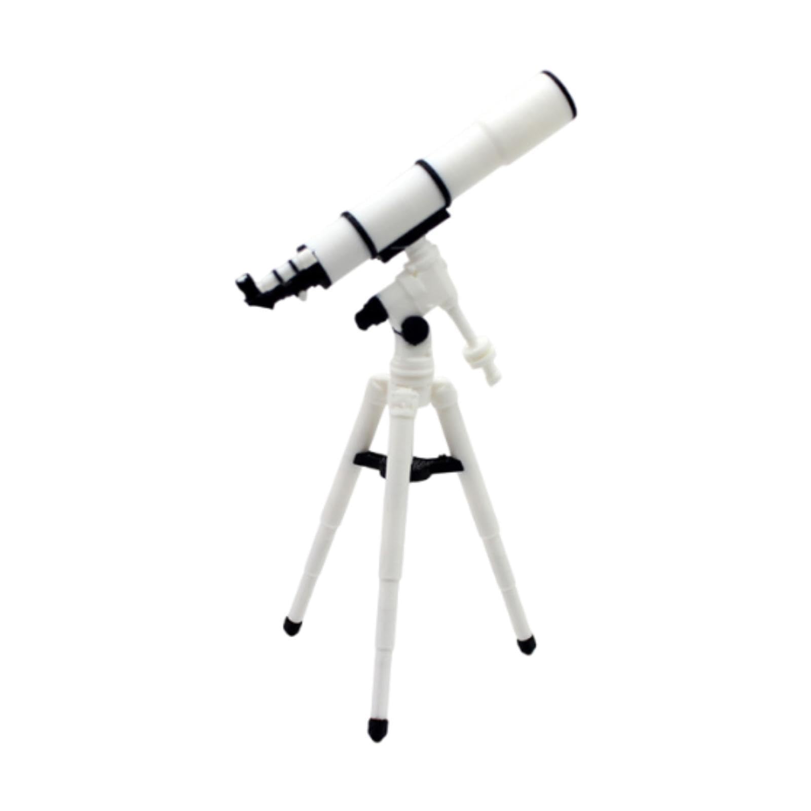Dollhouse Astronomical Telescope Small Scale Model Pretend Play Accessories for Home, 3.3cmx7.2cm